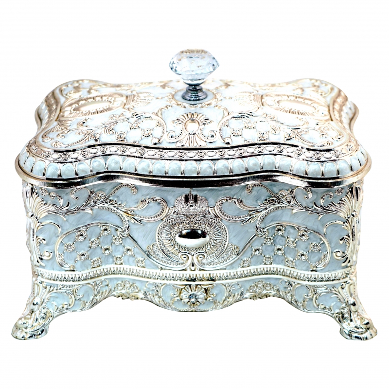 Զարդատուփ AV-7630 Էմալ. Բռնակով Քարով Մեծ 2